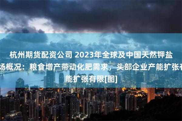 杭州期货配资公司 2023年全球及中国天然钾盐行业市场概况：粮食增产带动化肥需求，头部企业产能扩张有限[图]