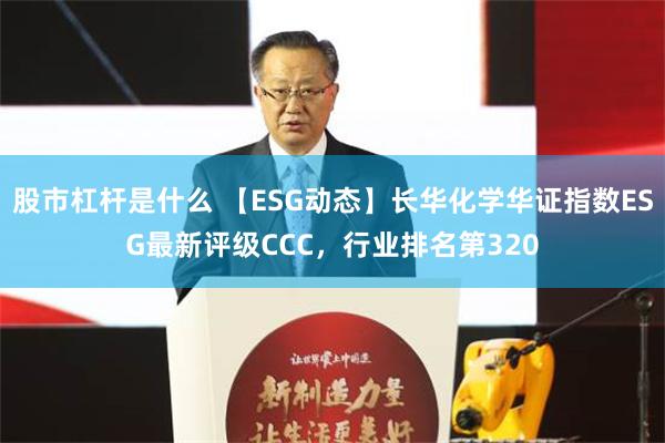 股市杠杆是什么 【ESG动态】长华化学华证指数ESG最新评级CCC，行业排名第320