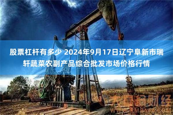 股票杠杆有多少 2024年9月17日辽宁阜新市瑞轩蔬菜农副产品综合批发市场价格行情