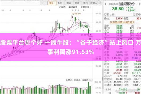 股票平台哪个好 一周牛股：“谷子经济”站上风口 万事利周涨91.53%