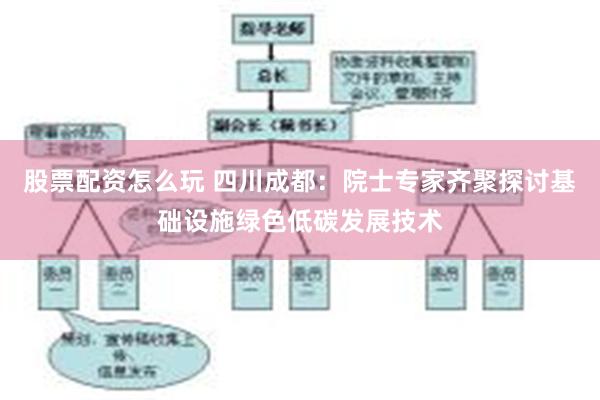 股票配资怎么玩 四川成都：院士专家齐聚探讨基础设施绿色低碳发展技术