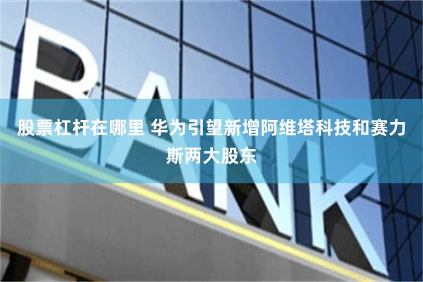 股票杠杆在哪里 华为引望新增阿维塔科技和赛力斯两大股东