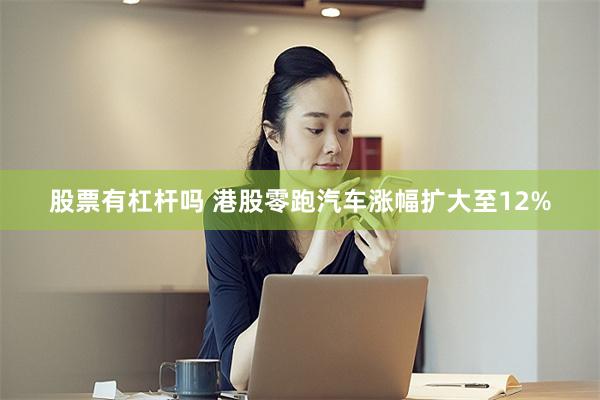 股票有杠杆吗 港股零跑汽车涨幅扩大至12%